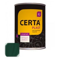 Кузнечная краска Certa Plast, зеленый мох полуглянец, 0,8кг