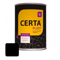 Кузнечная краска Certa Plast черный матовый, 0,8кг