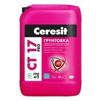 Грунтовка глубокого проникновения Ceresit CT17 Pro, 5л