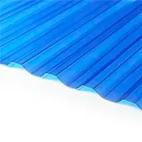 Монолитный поликарбонат 1050х2000х0,8мм  синий